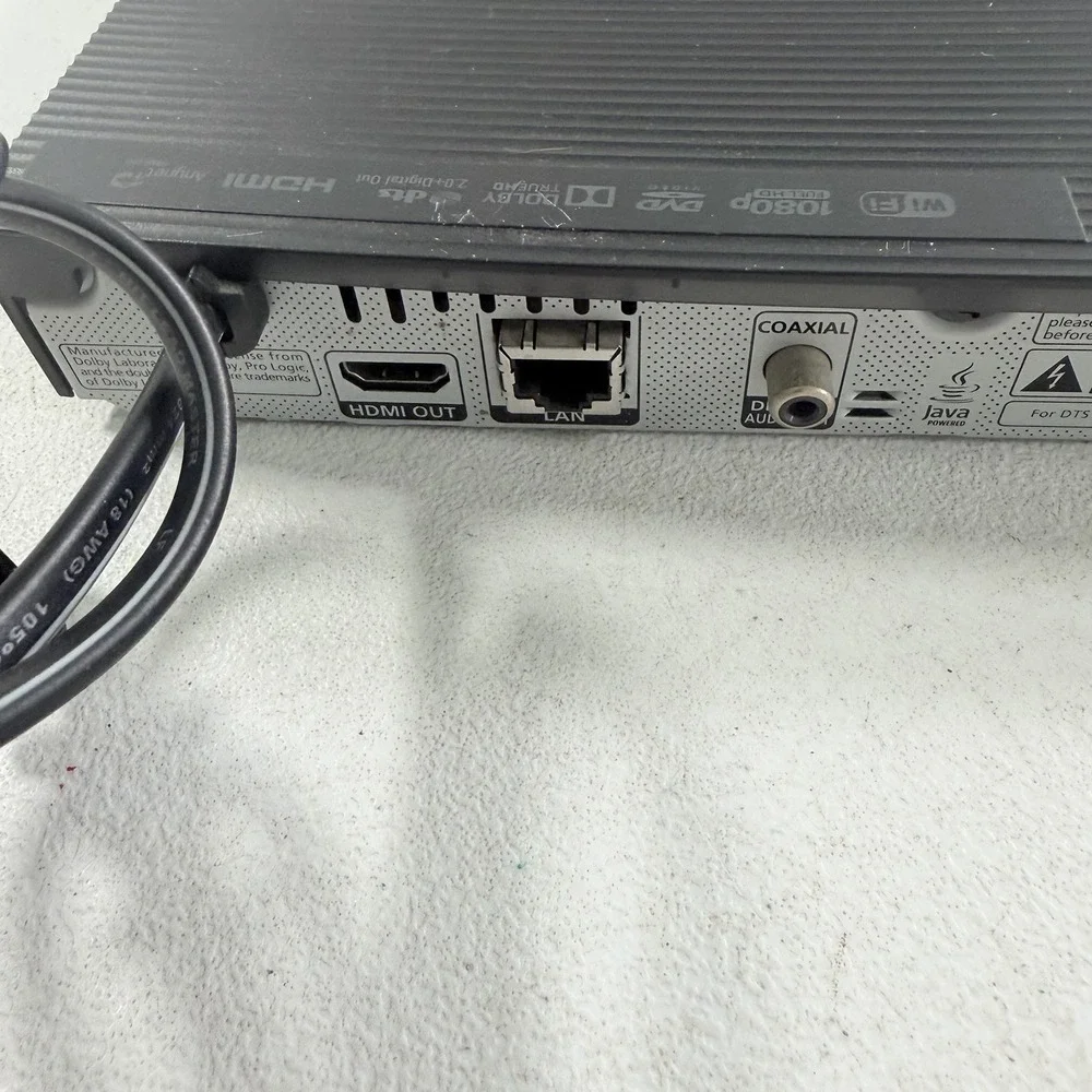 Samsung BD-JM57 Blu-ray DVD Player Wi-Fi Streaming W/ Remote TESTED WORKING